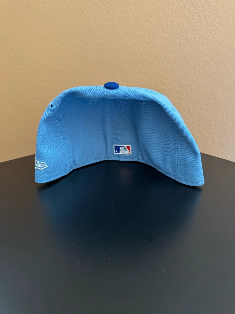 New Era Light Blue Chicago Cubs Hat with Blue Bear Patch 59FIFTY Cap